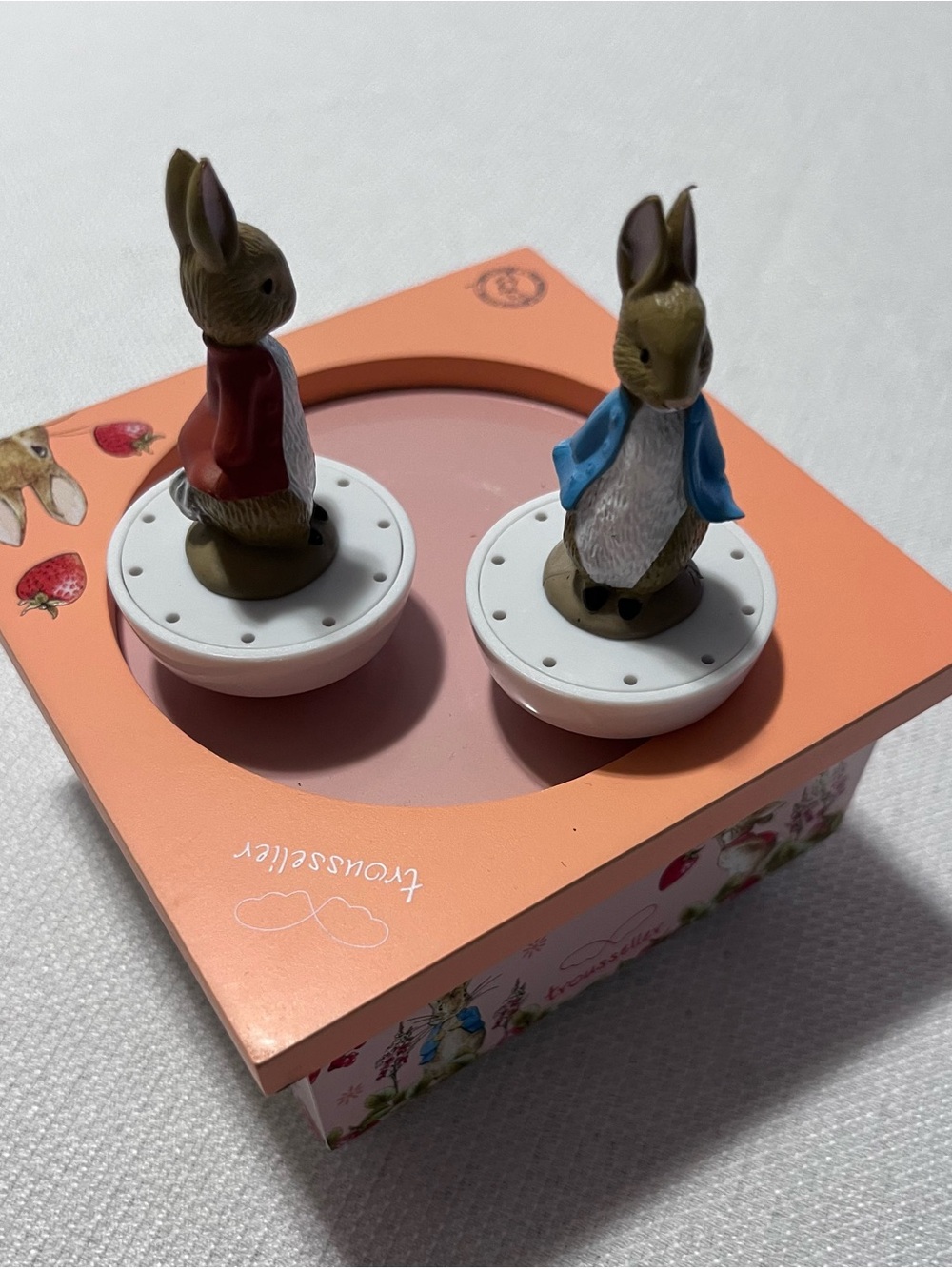 Trousselier Peter Rabbit wooden music box